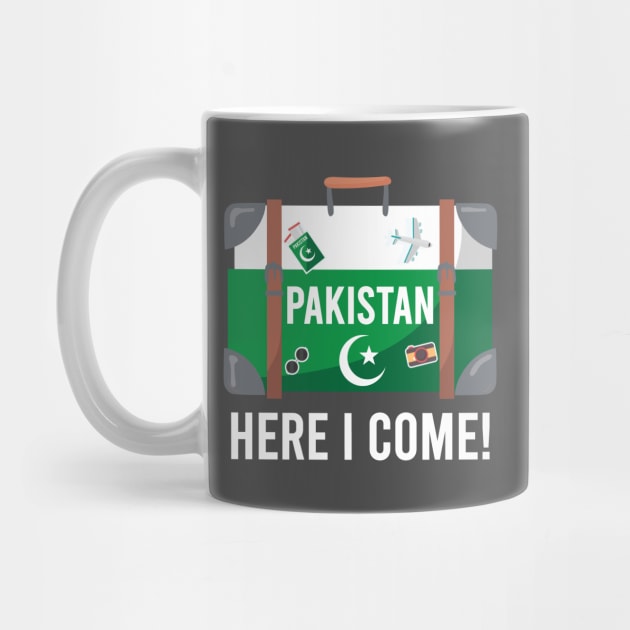 Pakistan here I come. Pakistani flag travel design by alltheprints